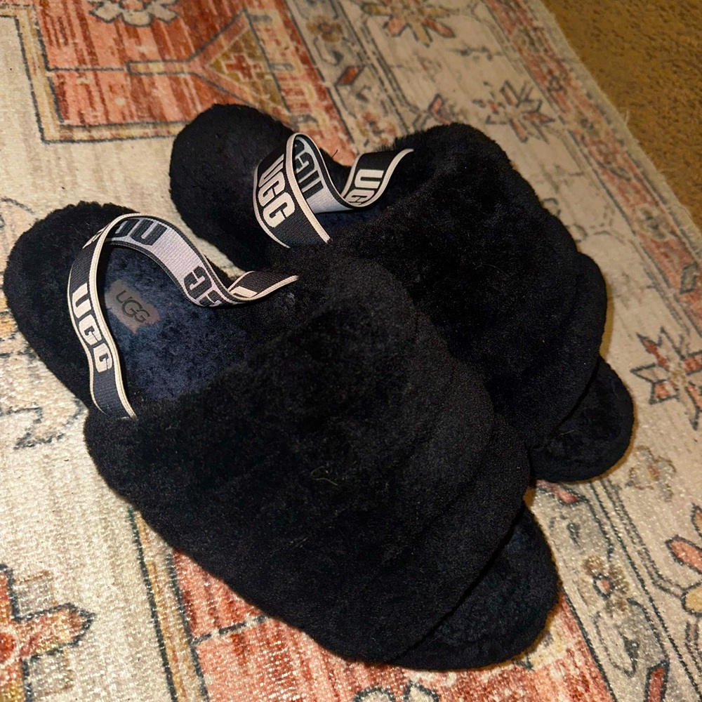UGG slides.
